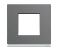 Plaque plastique 1P taupe - APPAREILLAGE MURAL GALLERY HAGER WXP0902
