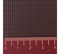 Plaque plastique de tuiles mécaniques, rouge-brun, 319 x 199 mm - Faller 180745