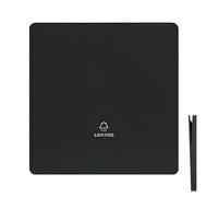 Plaque plate simple sans vis noire mate facile à installer - Couvercle conçu pour les plaques d'obturation d'interrupteur noir mat