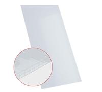 PLAQUE POLYCARBONATE ALVÉOLAIRE 3500 x 980 x 16MM - L: 3.5 m - l: 98 cm - E: 16 mm - Clair