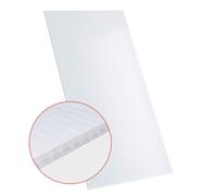 PLAQUE POLYCARBONATE ALVÉOLAIRE 3500 x 980 x 16MM - L: 3.5 m - l: 98 cm - E: 16 mm - Opaline