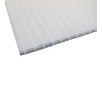 PLAQUE POLYCARBONATE ALVÉOLAIRE 4000 x 980 x 16MM Opaline, ep.16 mm, l.98 cm, L.4 m