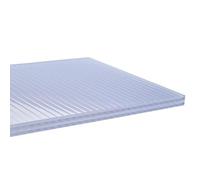 Plaque polycarbonate alvéolaire 4000 x 980 x 32mm Opaline, ep.32 mm, l.98 cm, L.4 m