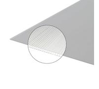 Plaque polycarbonate alvéolaire 4mm - Coloris - Translucide, Largeur - 105 cm, Longueur - 2 m
