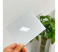 Plaque Polycarbonate de 2,5 mm, Panneaux de Toiture en Plastique, Protégés Contre les UV, pour Abris de Voiture, Abris de Bus(White,10x1.22m/32.8x4ft)