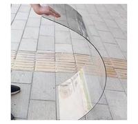 Plaque Polycarbonate Panneau Couverture d'éclairage Naturel Haute Capacité Charge Feuille de Toiture Lanterneau Commercial pour Atrium(1.56x15m/5.12x49.2f)