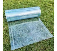 Plaque Polycarbonate pour Jardin 0,8 mm Panneau de Toiture Transparent Matériau de Toiture pour Serres pour les Pergolas et les abris de Voiture Facile à Découper (1.2m×4m(3.9×13ft))