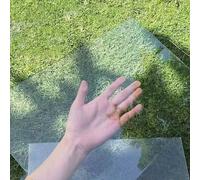 Plaque Polycarbonate pour Serre Jardin, 1mm Plexiglass Plaque Transparent, Feuille Plastique de Toiture, Panneaux en Fibre de Verre(80x500cm)