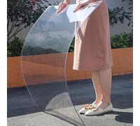 Plaque Polycarbonate pour Serre Jardin, Panneau Durable PC, Marquise Extérieur pour Terrasse, Balcon, Fenêtre, Serre, Résistant Chocs, Intempéries, Facile à Plier(1.56x7m(5.1x22.9ft))