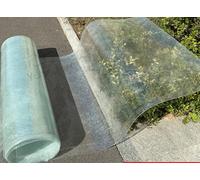 Plaque Polycarbonate Transparente pour Toiture 1 mm d’Épaisseur 0,5 m de Large Flexible Haute Transmission Lumineuse pour Serre Pergola Terrasse Abri de Jardin Longueur 1 à 5 m(0.5m x 3.0m)
