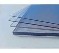 Plaque Polycarbonate UV différentes Tailles, épaisseurs, transparente (0,5-20 mm) (PC transparente 4 mm, 2050 x 1250 mm)