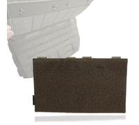 Plaque Porte-plaques Molle à Fixation Auto-agrippante, Rabat Avant Double Fonction, Panneau D'extension Tactique, Adaptateur de Coupe Double Face(Green)