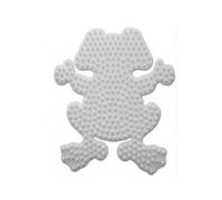 Plaque pour hama grenouille : taille midi - set loisir créatif enfant + 1 carte tigre