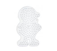 Plaque pour hama poule : taille midi - set loisir créatif enfant + 1 carte tigre