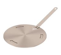 Plaque pour Induction Adaptateur 20cm Plaque Adaptateur Induction avec Poignée Amovible Plaque d'Adaptation pour Induction Uniforme pour Cuisinière Électrique Gaz Marmite Bouilloire (20cm)