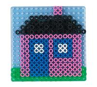 Plaque pour Perles à Repasser - Hama - Carré Transparent - Ø10 mm - 16x16 cm