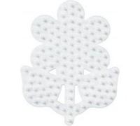Plaque pour perles à repasser hama midi : petite fleur multicolore G