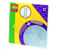 Plaque pour perles - SES CREATIVE - Technique à repasser - Lot de 2 grands plateaux transparents