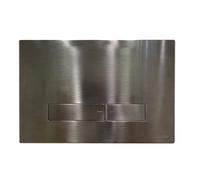 Plaque Pour Wc Suspendu Metal Brosse - CRISTINA ONDYNA AC10077