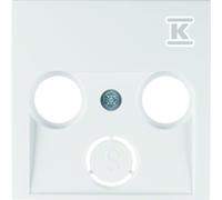Plaque prise RTV/TV-SAT blanche B.KWADRA 5312038989