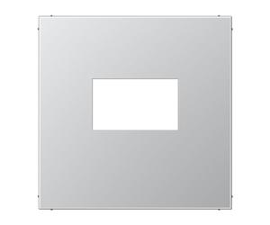 Plaque prise USB LS couleur aluminium (référence : JUNG AL1969USB)