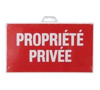 Plaque propriété privée - 330x200 mm