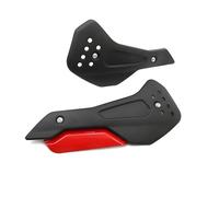 Plaque Protection Moteur pour Trident 660 Kit Plaques Protection du Moteur Carénage Inférieur Latéral Accessoires De Moto Plaque Bash Moteur(Black-Red)