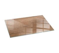 Plaque protection sol devant cheminée en verre et plaque verre pour poêle motif forêt 120x60 Tulup