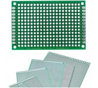 Plaque Prototype Universelle Double Face 40 x 60 mm - THT | Pas 2,54 mm | Vert | Idéale pour Circuits Soudés