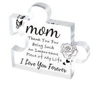 Plaque puzzle en acrylique magnifiquement conçue, cadeau parfait pour les mères et les sœurs lors de leur journée spéciale (maman)
