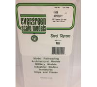 Evergreen 4109 - Plaque en Plastique, 1 x 150 x 300 mm, Profondeur de Coupe 2,7 mm, 1 pièce