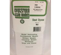 Plaque rainurée en V 0.50x0.75x150x300mm Ref : 2030 - Evergreen