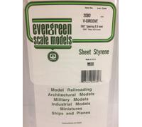 Evergreen Scale Models Plaque Polystyrène 0,5x150x300 mm Raster 2,0 2080