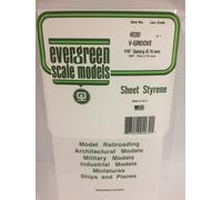 Plaque rainurée en V 1.0x0.75x150x300mm Ref : 4030 - Evergreen