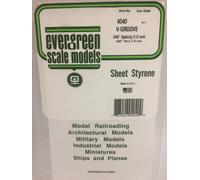 plaque structurelle evergreen 4040, 1 x 150 x 300 mm. Grille 1,00 mm, 1 pièce