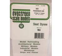 evergreen Plaque structurée 3025-0,5 x 150 x 300 mm - Échelle H0