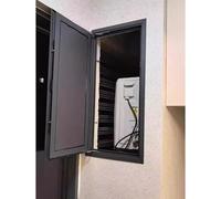 Plaque recouvrement gris foncé panneau d'accès aluminium robuste couvercle trou climatisation armoire couverture boîte fusibles cloisons sèches couvercle trappe d'inspection service(22x32in/56x81cm)