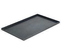 "De Buyer - 5362.60 - Plaque bord droit en tôle d'acier - L 60cm / l 40cm / h 2cm"