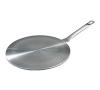 Plaque relais induction - Inox - Diamètre 24 cm - Manche 40 cm
