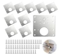 Plaque Réparation Charnière 10 Pièces, Kit Porte Placard