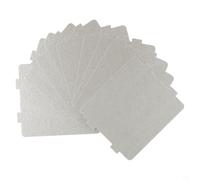 Plaque Réparations Électroménagers Mica 9.9x10.8cm(10pcs) | Épaisseur 0.04mm précise, propriétés isolantes excellentes, empêche les pertes d'efficacité, et stable