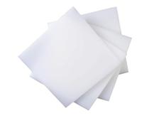 Plaque rigide en PP, Feuille PP blanche 200x200mm, for découpe CNC, atelier de bricolage, épaisseur 1-15mm(6mm 1 piece)