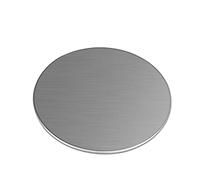 Plaque ronde en acier inoxydable de 80 mm de diamètre, tôle d'acier inoxydable de 0,5 mm, 1 mm, 2 mm, 5 mm, dosseret en acier inoxydable, 1 pièce(5mm)
