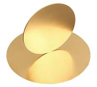 Plaque ronde en laiton, 2 Pcs Brass Round Discs 0.8mm Thick Diameter 10-85mm For Jewelry Making Crafts DIY(2Pcs0.8 * 50mm)