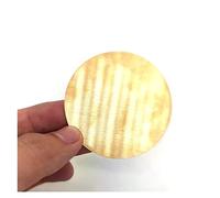 Plaque ronde en laiton plat H62, alliage de cuivre massif, for meulage circulaire, haute dureté et bonne ductilité. Matériaux carrés (Couleur : Diam. 50x3mm 2PCS)(Dia. 50x1mm 4pcs)