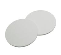 Plaque ronde en plastique ABS, Pack Of 2 ABS Round Disc Plate 300mm Diameter 1-5mm Thickness White Plastic Sheet For DIY Crafting Modeling(Thickness 4mm)
