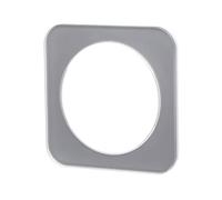 Plaque ronde en verre murale 1 voie