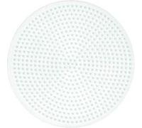Hama Plaque ronde Midi pour perles moyennes 15 cm Blanc