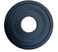 Plaque ronde sophistiquée et légère en polyuréthane de 30,5 cm pour améliorer la décoration de votre espace de vie