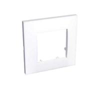plaque schneider electric altira - 1 poste - blanc polaire
